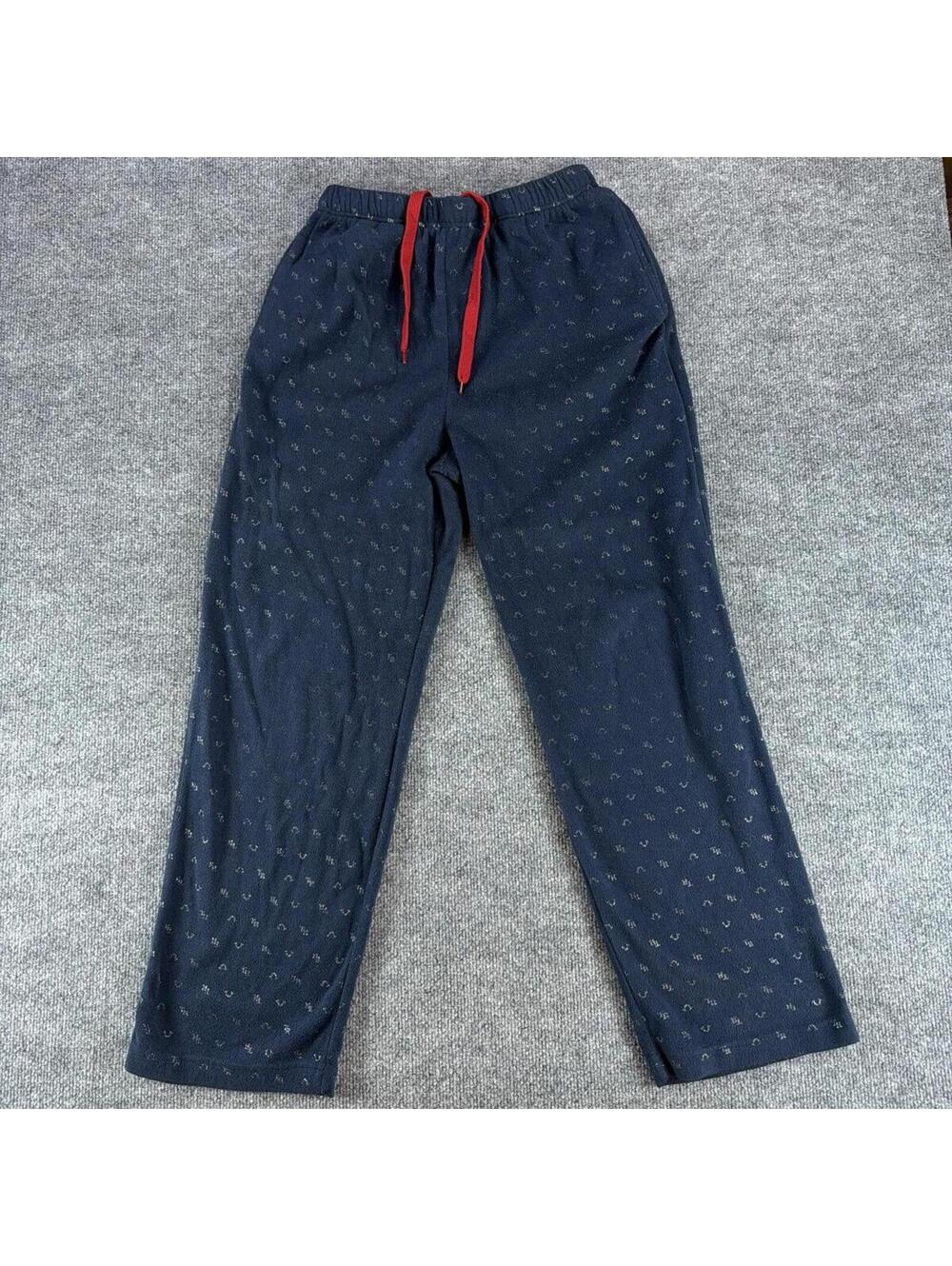 True Religion Navy Blue Fleece Lounge Pants Medium - PJs, Comfort, Y2k